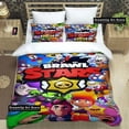 thumbnail image 1 of x1449 Bed sheet game B-rawl cartoon S-stars printed bedding set exquisite bedding set duvet cover bedspread set bedding set luxury 3 piece bedding set, 1 of 5