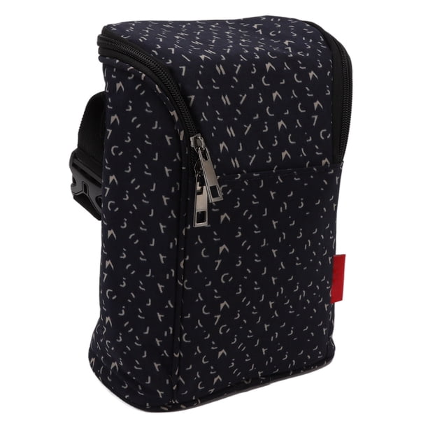 Bolsa Impermeable Para Biberonas, Bolsa De Mano Aislada Portátil Con Gran Capacidad, Mochila Para Llevar Pañales, Lonchera, Para Mamá Y Papá, Perfecta Para Vieges Y