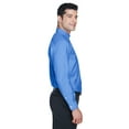 thumbnail image 4 of Harriton Men's Long-Sleeve Oxford with Stain-Release - M600, 4 of 4