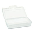 thumbnail image 4 of Pen+Gear Lightweight Plastic Pencil Box with Snap-on Lid, Clear, 1-Pack, 4 of 7