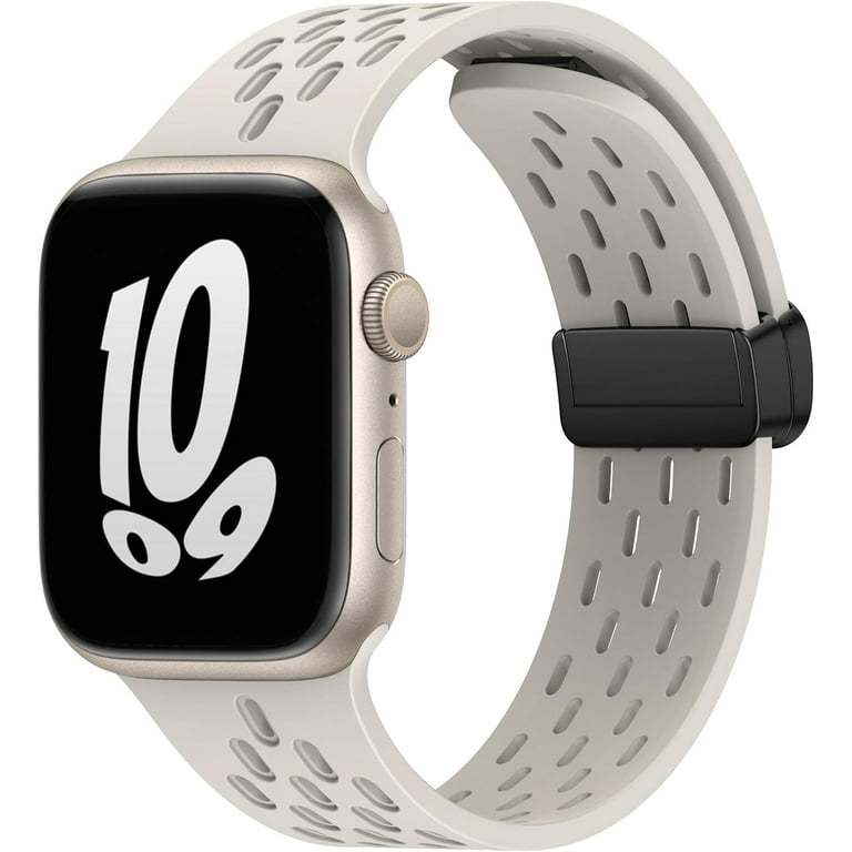 KOMI Breathable Waterproof Magnetic Sport Band for Apple Watch