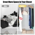 thumbnail image 5 of Topekada 2 Pack Tie Hanger Tank Top Hanger,Wooden 48 Hooks Hanger Set,Tie Rack,Belt Organizer for Closet,with Upgraded 360 Degree Rotating,Multiuse Hanger for Bras,Tank Tops,Camisoles(Nature), 5 of 7