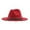 Red, variant on Casual Unisex Hat Fashionable Fedora Fedoras Wide Dress Caps for Women,Red,M
