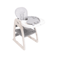 thumbnail image 1 of Silla Alta con escritorio color gris, 1 of 4