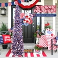 thumbnail image 6 of Ayieyill 4th of July Decor Patriotic Decorations, 5ft Pop up Tree Patriotic American Tree, Fourth of July Decorations Party Supplies(Red White and Blue ), 6 of 7
