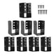 thumbnail image 1 of Colgador de viga oculto, 8 Uds., soporte de viga de 2x4 pulgadas, soporte de marco, soportes de barandilla, colgador de viga apto para viga, columpio, pasamanos, valla, 1 of 5