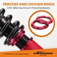 thumbnail image 6 of Maxpeedingrods Coilover Shocks for Honda Acura 01-03 CL Accord 98-02 24 Ways Adj. Damper Struts, 6 of 8