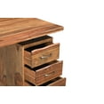 thumbnail image 5 of Taran Designs Darcy 3-drawer Live Edge Solid Wood Writing Desk in Brown, 5 of 12
