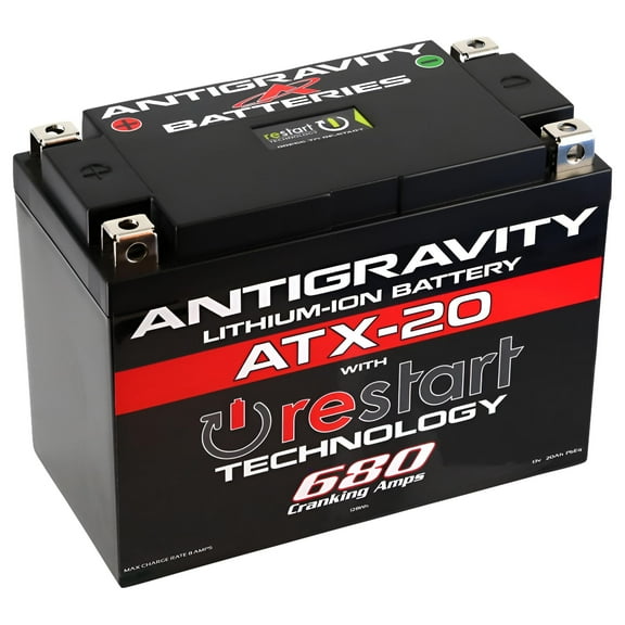 Antigravity YTX20 Lithium Battery w/Re-Start