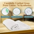 thumbnail image 3 of JMR Cozy Waffle Weave Blanket  Cotton Medium Weight Hotel Throw Blankets Great for Bed, Couch & Sofa White, Twin 66 x 90, 3 of 21