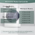 thumbnail image 2 of 2026 Upgrade W11414731 WTW5010LW0 WTW5057LW0 MVW5430MW0 DTL60003 Washer Lid Lock Replacement OEM Assembly Fit for whirlpool, 2 of 7