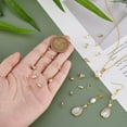 thumbnail image 3 of 100pcs 5 styles Brass Snap on Bails Real 14K golden Plated 6~8x3~4mm Hole: 5~7x2.5~4mm 20pcs/style, 3 of 6
