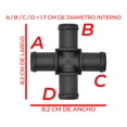 thumbnail image 5 of Conector Refrigeracion 4 Salidas Mini Cooper 1,6t 2002-2008, 5 of 5