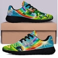 thumbnail image 3 of Happy St Saint Patrick's Day Leprechaun Irish Shoes Sneakers Black Size 5, 3 of 7