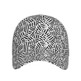 thumbnail image 2 of Daiia Weave Geometric Baseball Cap Men Women Classic Adjustable For Running Workout And Outdoor Activitie All Season Dad Hat Gift, 2 of 9