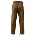 thumbnail image 4 of Mens Cargo Pants Casual Outdoor Hiking Pants for Men Athletic Joggers Sweatpants, 4 of 5