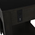 thumbnail image 3 of Bruno 2 Piece Ash Gray Wooden Lift Top Coffee and End Table Set with Tempered Glass Top and Drawer, 3 of 13