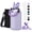 Light Purple, variant on Half Gallon Water Bottle with Straw - Spout Lid, 64oz Insulated Water Jug Carrying Sleeve with Strap, Metal Water Bottle for Women, Cold-48H, Lilac Purple