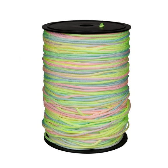 Craft County Rainbow Pastel 550 Color – Multiple Lengths – Outdoor Activities – Camping, Fishing, Robust Rope in Survival Kit – 550 Paracord