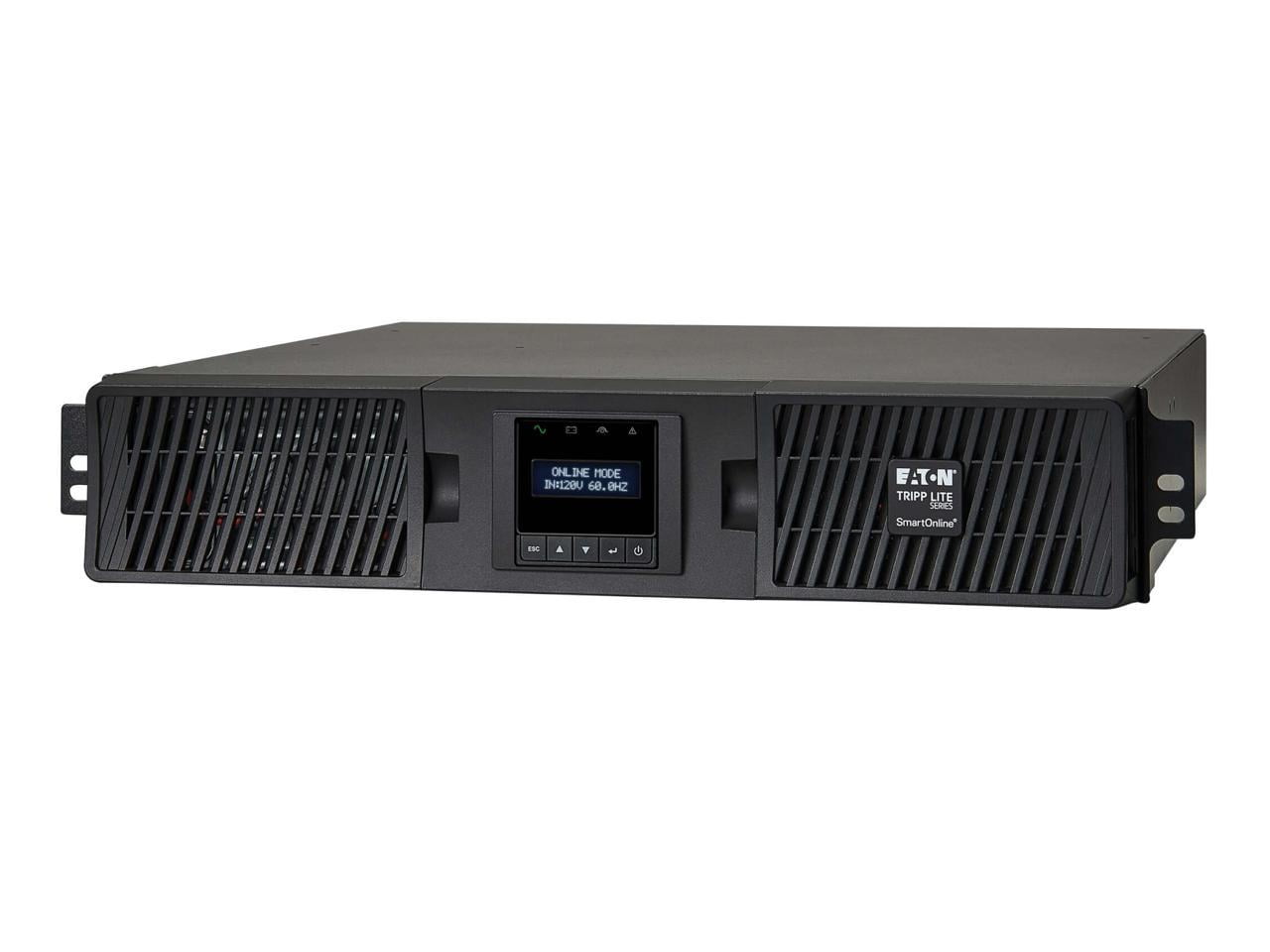 Tripp Lite series SmartOnline 3000VA 2700W 120V Double-Conversion UPS - 7 Outlets, Extended Run, Network Card Included, LCD, USB, DB9, 2U Rack/Tower