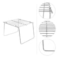 thumbnail image 1 of HORIALENCE Universal Stainless Steel Barbecue Stand with Foldable Design for Easy Storage, 1 of 7