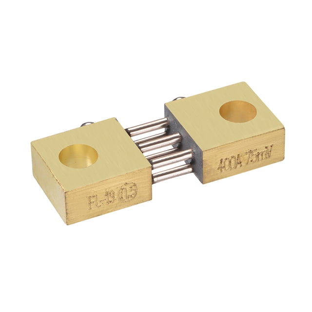 Unique Bargains Shunt Resistor 400A 75mV for DC Current Ammeter Analog Panel Meter FL-19 Divider