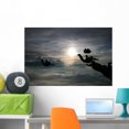thumbnail image 1 of Silhouette Skydivers Wall Mural by Wallmonkeys Peel and Stick Graphic (36 in W x 24 in H) WM343087, 1 of 4