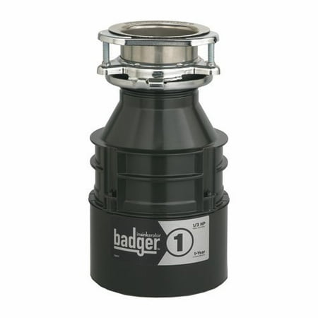 InSinkerator Badger 1 - 1/3 HP Continuous Feed Garbage (Best Under Sink Garbage Disposal)