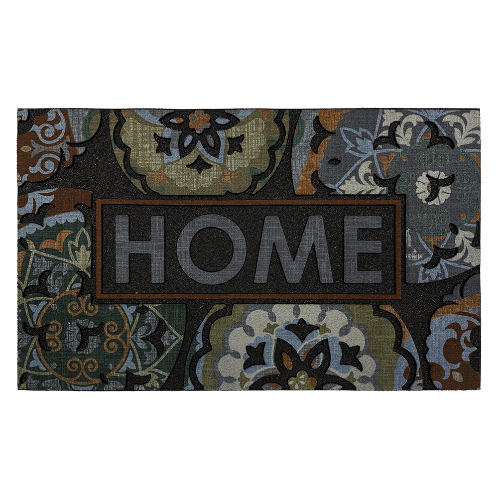 Mohawk Home Medallion Home Rubber Doormat, Multi, 18" x 30"