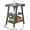 Grey, variant on End Table with Charging Station, Small Side Tables with Lucky 7 Metal Shape, 3-Tier Nightstand with Outlets and USB Ports, Adjustable Leveling Feet, side Table for Living Room, Bedroom (Rustic Brown)