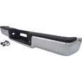 thumbnail image 2 of Step Bumper Compatible with FORD F-150 2004-2006/MARK LT 2006 Assembly Chrome Steel Hitch Style with Rear Object Sensor Holes Fleetside, 2 of 5