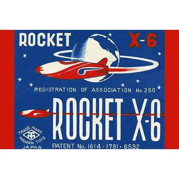 Rocket X-6-Fine Art Canvas Print (20" x 30")