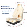 thumbnail image 3 of Wukai Pita Tortilla Full Set Car Seat Covers with Soft Padding Universal Auto Front Seats Protector and Cushion Mat, 3 of 5