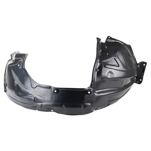 TRQ Front Left Inner Fender Liner Black Drivers Side Fits Select 2011-2014 Nissan Murano NI1248126