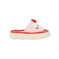 thumbnail image 3 of Hello Kitty 3D Character Face Art Women's Pink & White Striped Open-Toed Slide Slippers-Medium, 3 of 7