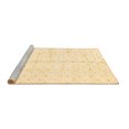 thumbnail image 2 of Ahgly Company Machine Washable Indoor Rectangle Solid Brown Modern Area Rugs, 6' x 9', 2 of 4