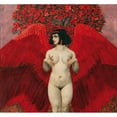 thumbnail image 2 of Karl Mediz 16x15 Black Ornate Wood Framed Double Matted Museum Art Print Titled - Red Angel (1902), 2 of 5