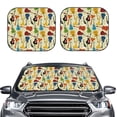 thumbnail image 2 of Saiise Different Kind Of Guitars for Foldable Car Sun Shades (2-Pack) Offer Sun Protection with an Easy-fold Design for Convenient Windshield Shading-Small, 2 of 6