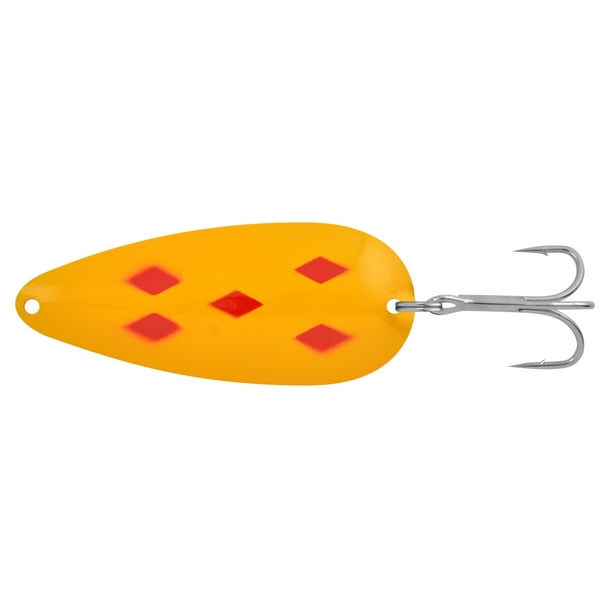 Apex Game Fish Spoon 5/8 oz. Yelow Five of Diamonds