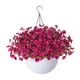 thumbnail image 5 of Cesta de flores artificiales colgantes con plantas artificiales, maceta colgante realista para primavera, balcón, habitación y patio. Estilo B, 5 of 8