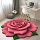 thumbnail image 1 of Fiudx Tapete Floral 3D, Suave y Vibrante Diseño Floral, Lujoso Terciopelo de Cristal Antideslizante, Llamativo Efecto Visual, Ideal para Sala de Estar, Dormitorio y Oficina, Un Elegante Regalo., 1 of 6