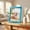 Blue, variant on Unique Bargains Classic Wood Wall Mounting Picture Frame Green 4" x 5"