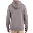 thumbnail image 2 of Men's-Cutter & Buck  Gray Pitt Panthers Roam Eco Recycled Half-Zip Pullover Hoodie, 2 of 2