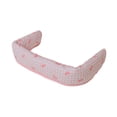 thumbnail image 2 of Protector de sección frontal para cochecito de mascotas, cómodo tapete de protección extraíble de algodón, antiarañazos, accesorio para carritos de Rosa, 2 of 10