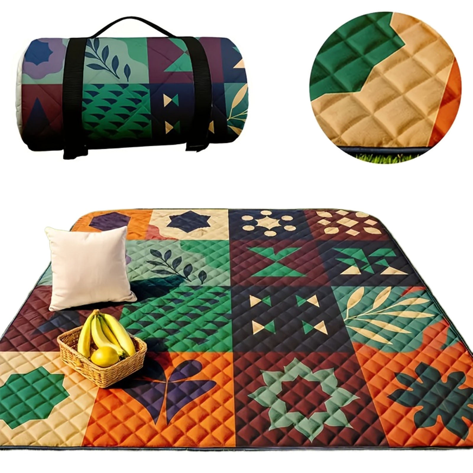 Kijaro Native Recycled Polyester Adult Camping Quilted Blanket