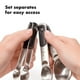 thumbnail image 4 of Cucharas dosificadoras OXO Good Grips de acero inoxidable, 4 piezas, 4 of 7