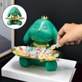 thumbnail image 1 of Conejo de Resina Que Sostiene La Bandeja de Almacenamiento Figurilla Decorativa, Llaves Del de Dulces Del Titular de La Joyería verde Macarena Escultura de escritorio, 1 of 8