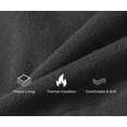 thumbnail image 2 of Dowofuu Winter Neck Gaiter Warmer with Ear Loops Cold Weather Black, 2 of 6