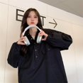 thumbnail image 3 of -Chaqueta cortavientos japonesa Y2k para mujer, sudaderas con capucha, ropa de calle Harajuku, chaquetas de gran tamaño para exteriores, Otoño e Invierno, 3 of 5