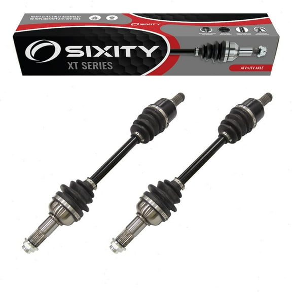 2 pc Sixity XT Rear Left Right Axles compatible with Yamaha YFM450 Kodiak 450 EPS SE YFM550 Grizzly FI 4x4 Auto YFM700 YFM700K 2007-2019
